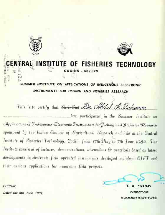 cenrtal institute of fisher technology