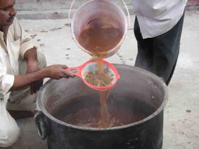 Natural dye - Waste water